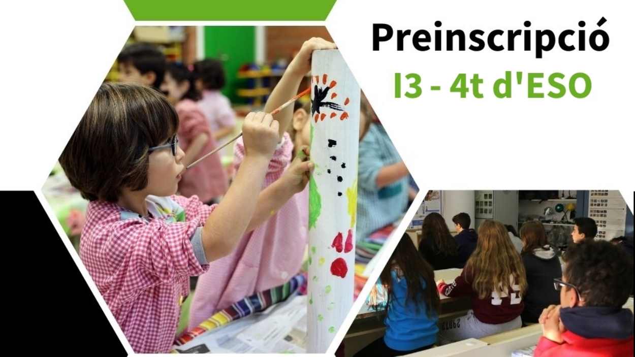 Sessions informatives de la preinscripci d'I3 a 4t ESO per al curs 2025-2026